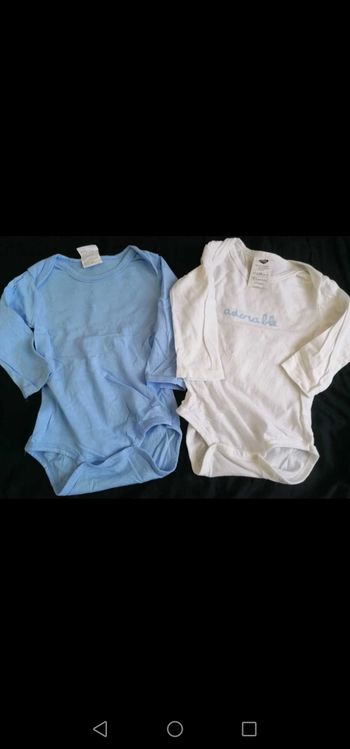 Lot 2 bodies 12 mois