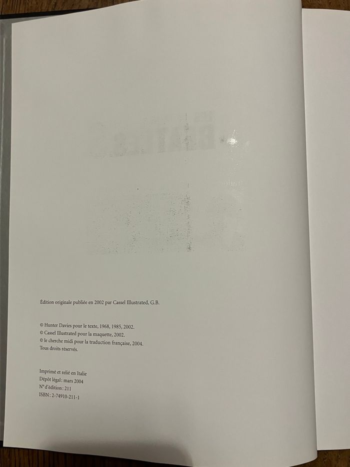 Beau livre relié-Hunter Davies-Les Beatles - photo numéro 10