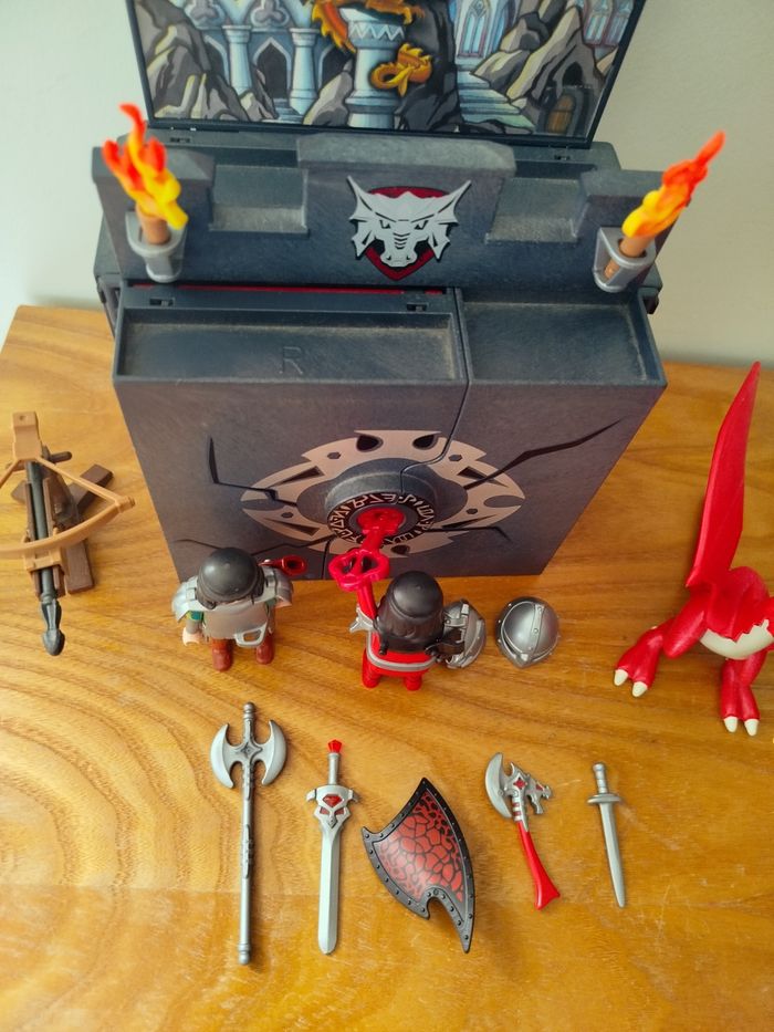 Prison avec guerrier et dragon Playmobil - photo numéro 7