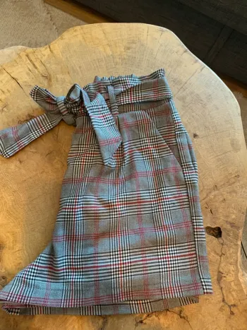 Short à carreaux