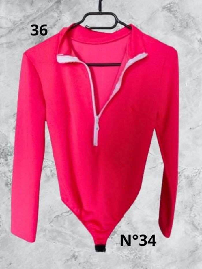 N°34 Body rose fluo T36.