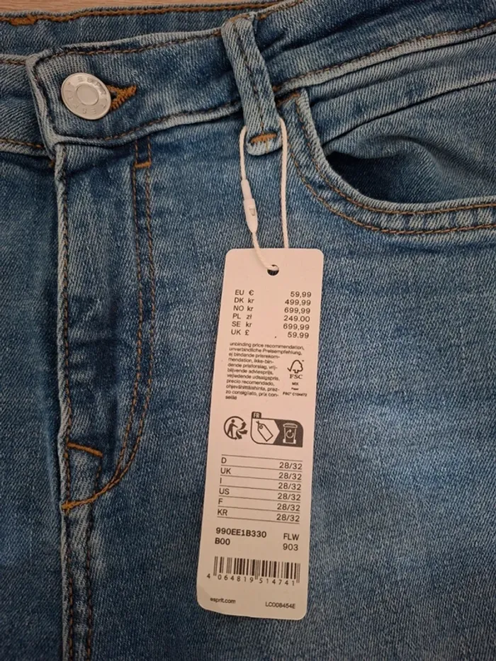 Jean slim Medium Rise taille moyenne Esprit - photo numéro 10