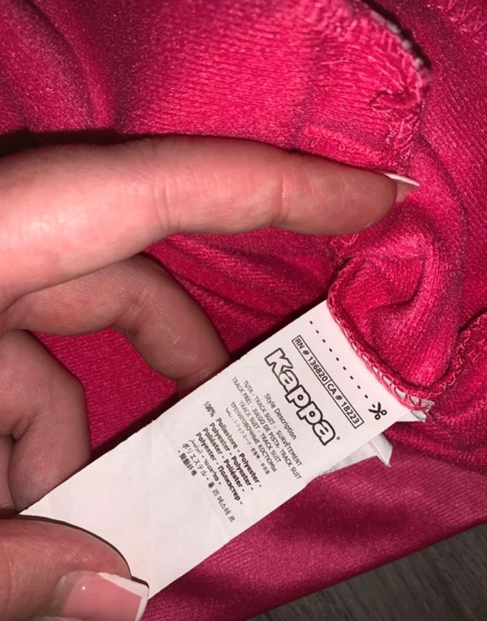 Sweatshirt zip rose Kappa T38 - photo numéro 9