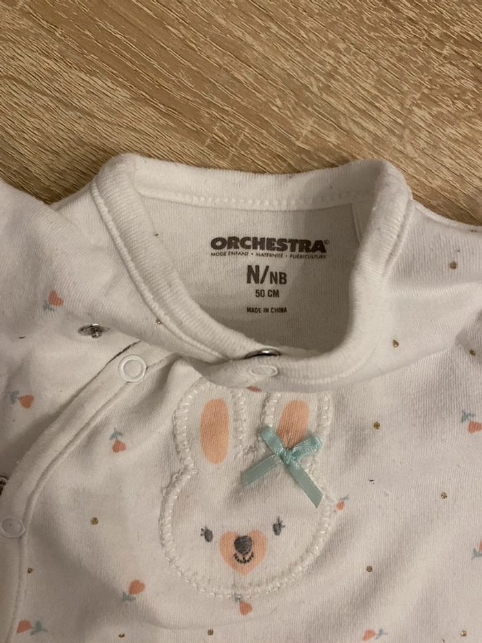 Pyjama coton orchestra naissance - photo numéro 2
