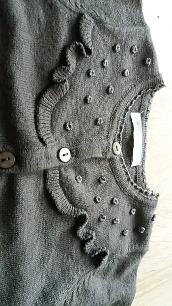 Gilet à boutons 3 mois
