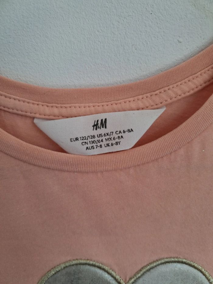T-shirt fille 7 ans H&M - photo numéro 3
