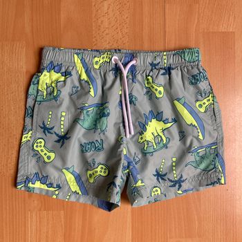 Short de bain garçon Tex – Dinos & jeux – 7‑8 ans