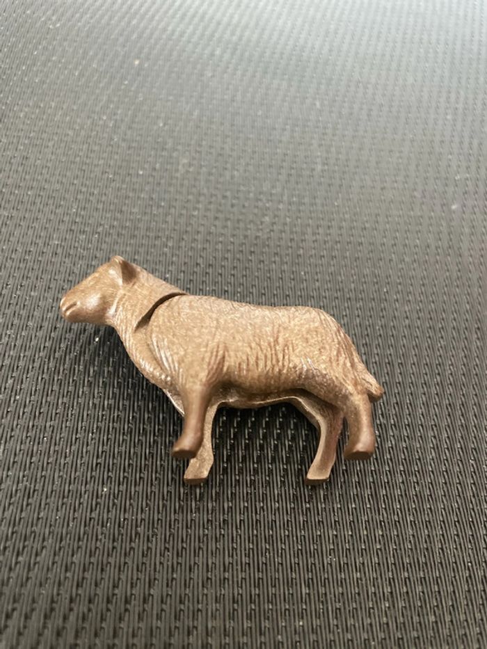 Playmobil lot 2 figurines moutons 1 marron + 1 blanc animaux de la ferme arche de Noé - photo numéro 5
