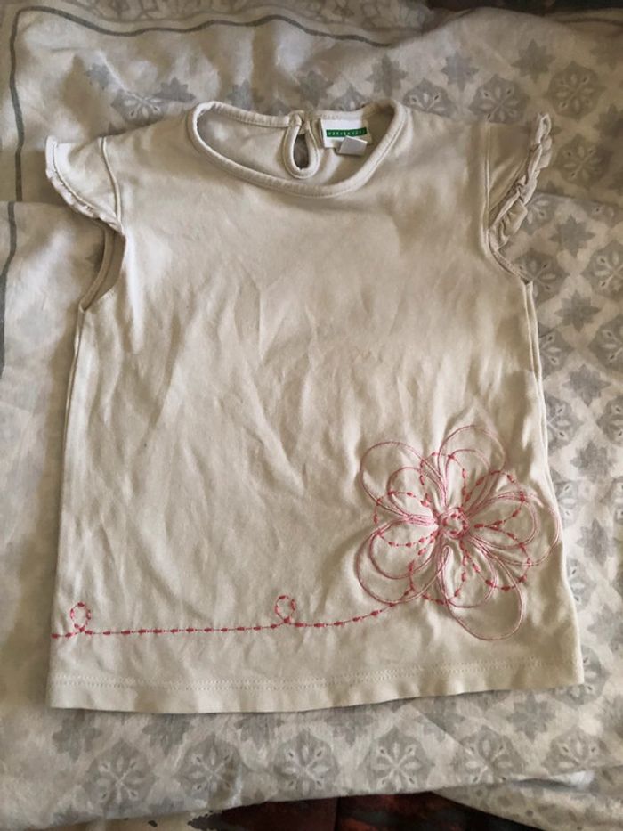 Tee shirt  blanc 18 mois