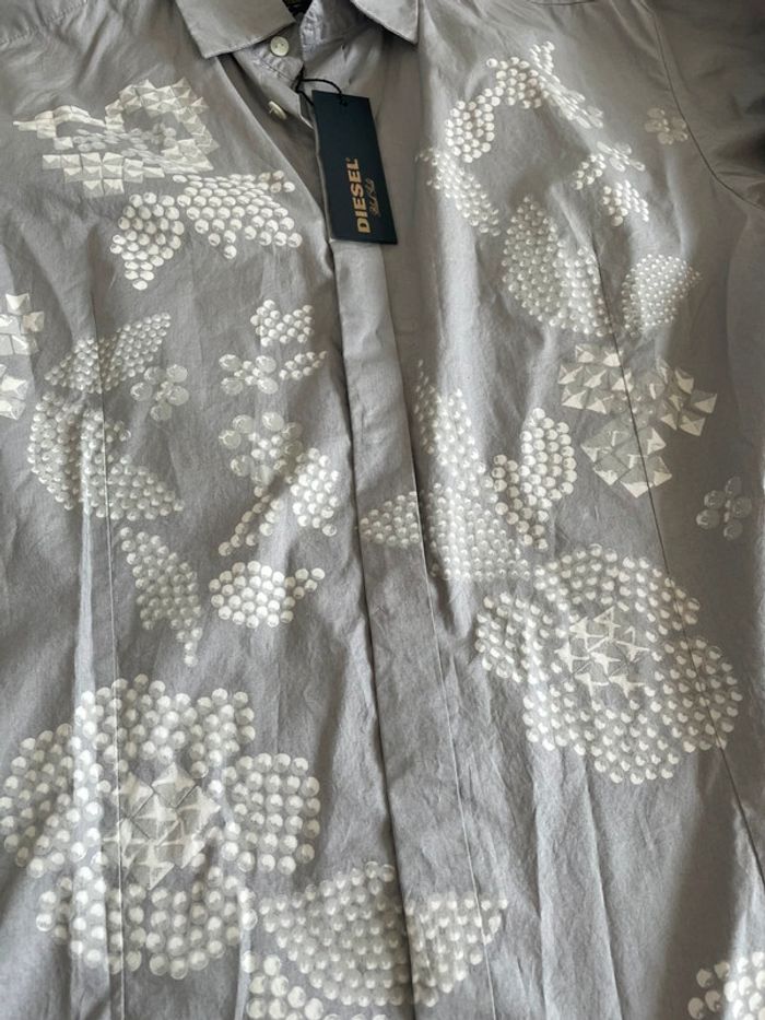 Chemise homme black gold diesel coton collector - photo numéro 2