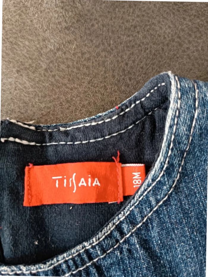 Lot de 2 robes en jean 18 mois - photo numéro 2