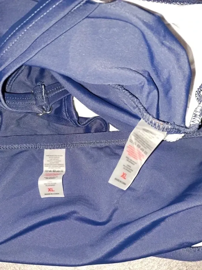 Maillot de bain bleu 2 pièces en XL - photo numéro 5
