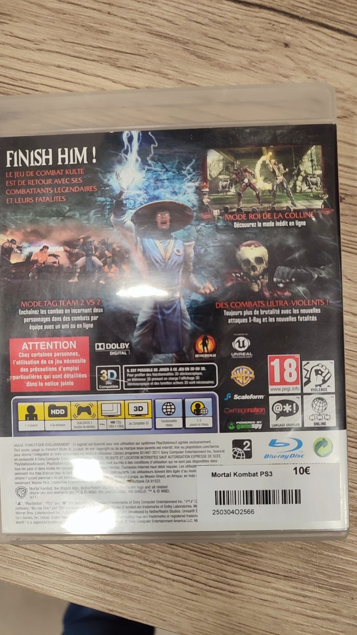 Mortal Kombat ps3 - photo numéro 3