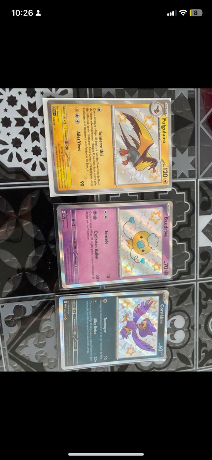 Lot cartes Pokémon Destinées de Paldea EV4.5 PAF