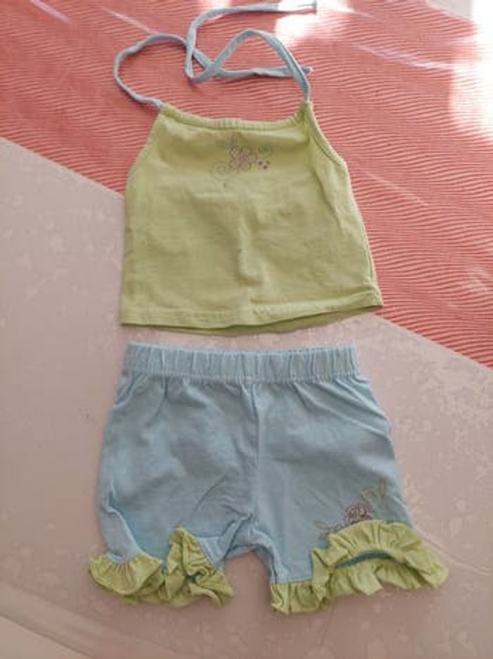 Ensemble short débardeur 3mois