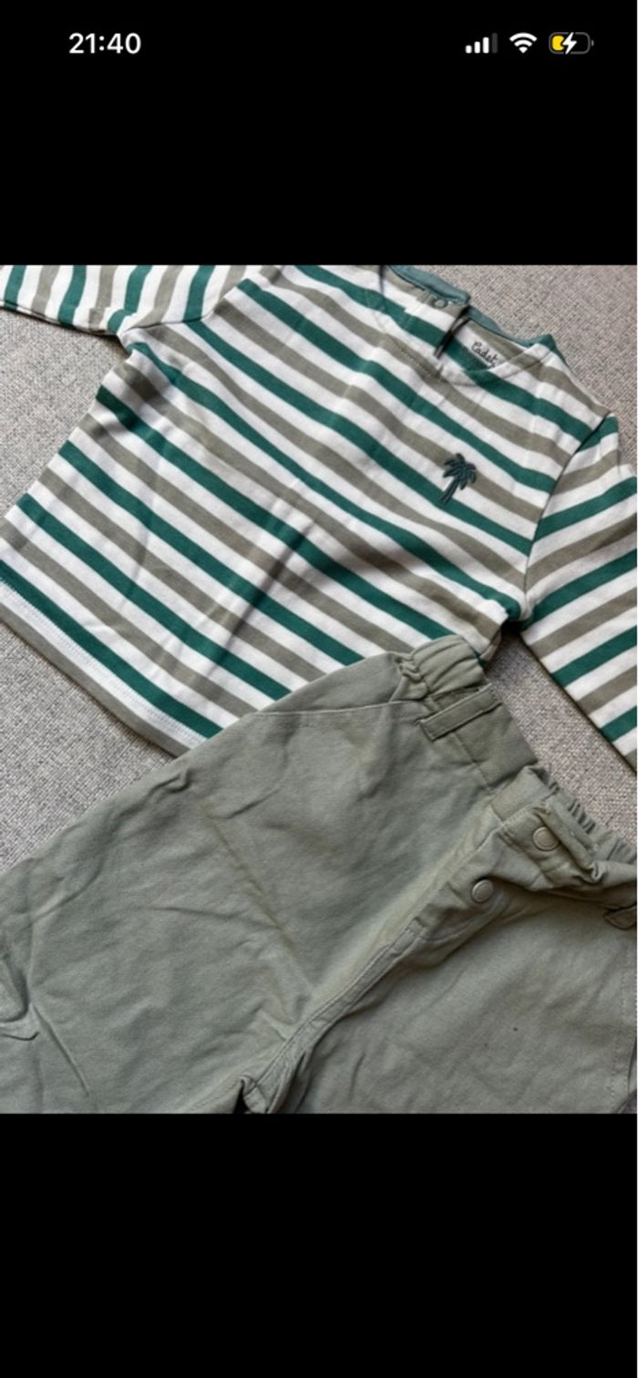 Ensemble bébé garçon cadet Rousselle taille 6 mois - photo numéro 3