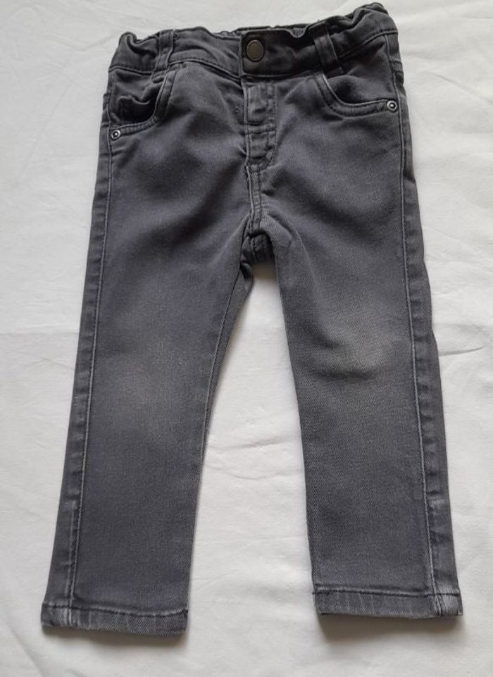 Style Jeans gris élastique