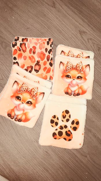 lot de 8 débarbouillettes