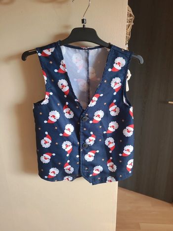 Bolero sans manche Noël 8/9 ans