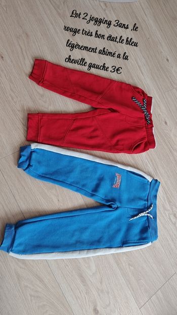 2 jogging 3ans Kiabi 