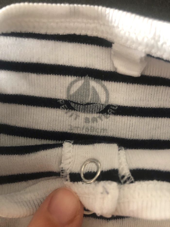 Ensemble bébé marinière petit bateau - photo numéro 2