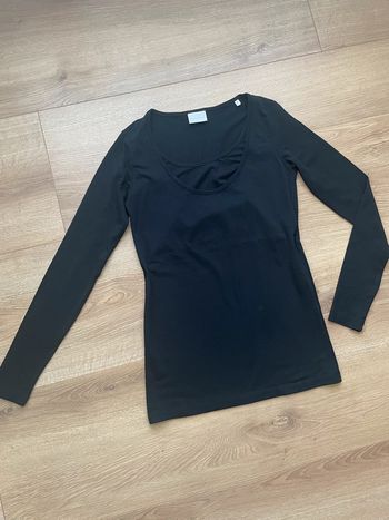 Pull allaitement noir