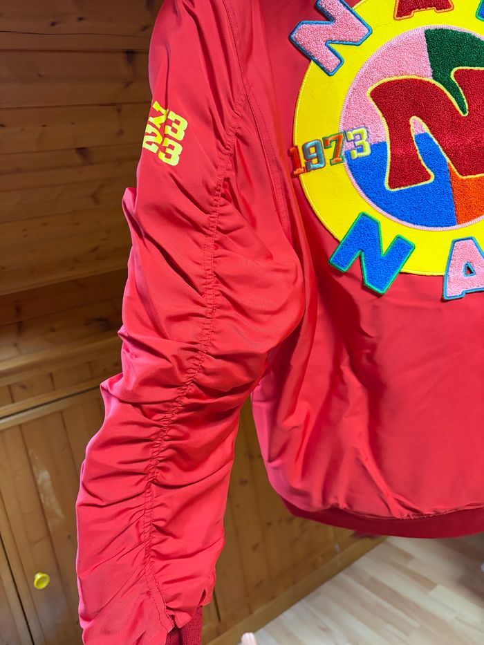 Veste matelassée Naf Naf rouge - photo numéro 3