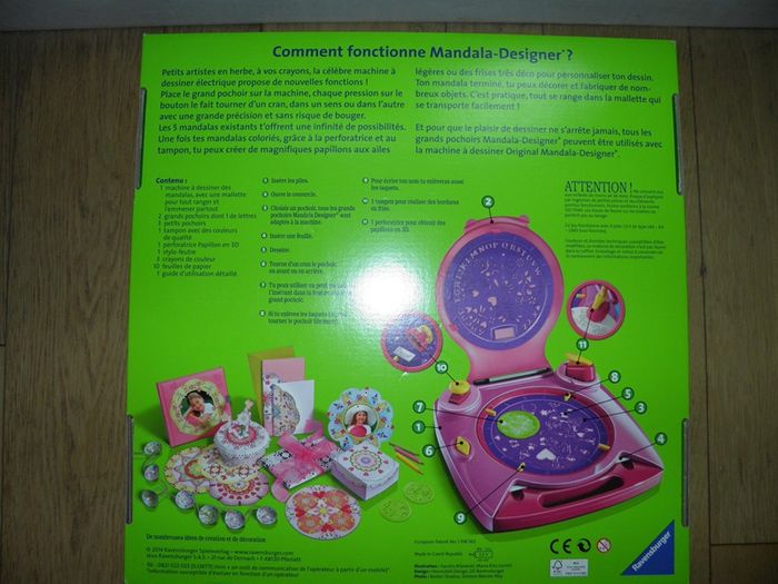 Mandala Designer Original (Ravensburger) + boîte + 4 piles - photo numéro 2