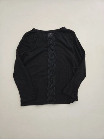Haut manches longues dentelle T38