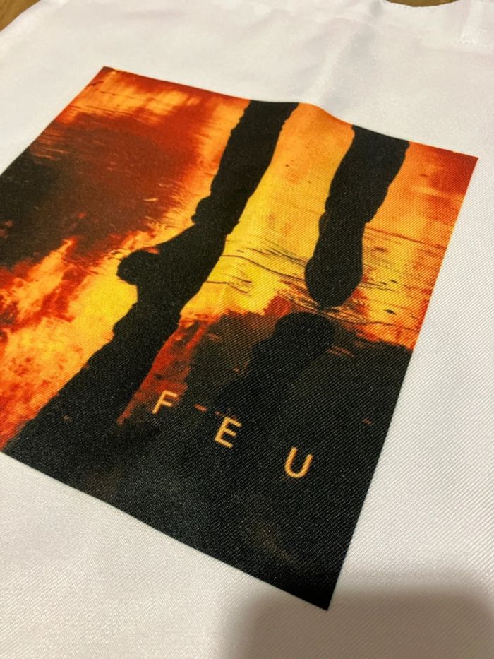 Tote Bag Nekfeu Feu - photo numéro 3