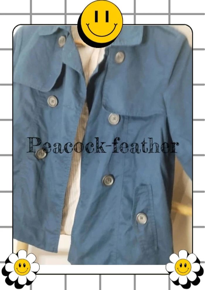 Veste caban bleue Pimkie 38 - photo numéro 3