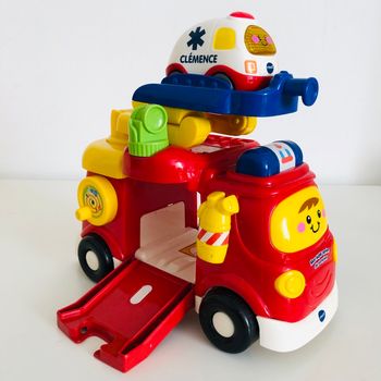 Super camion de pompiers et ambulance interactive 