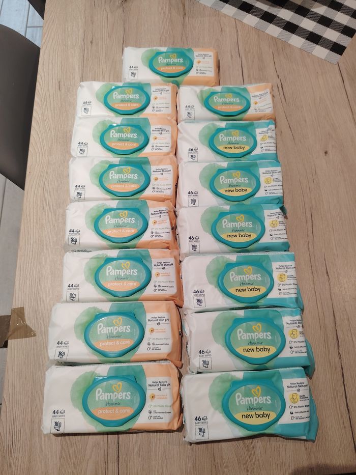 Lingettes Pampers harmonie
