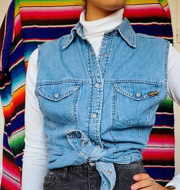 Chemisier  en jeans vintage taille M