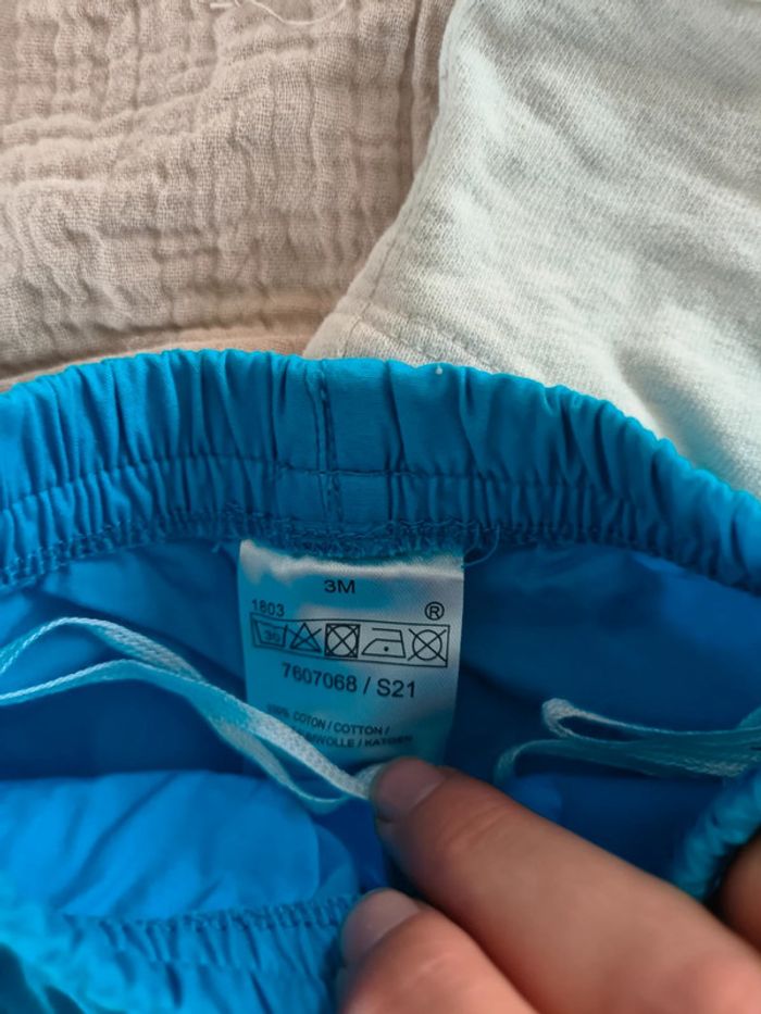 Lots de 3 shorts bébé garçon 3 mois - photo numéro 7