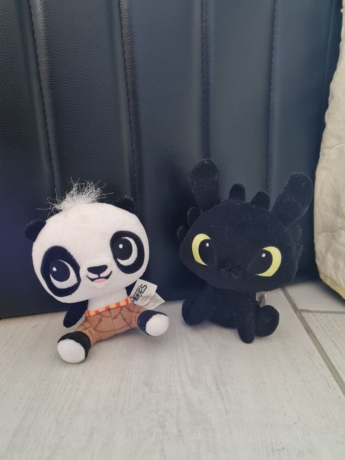 Peluche dragons panda lion