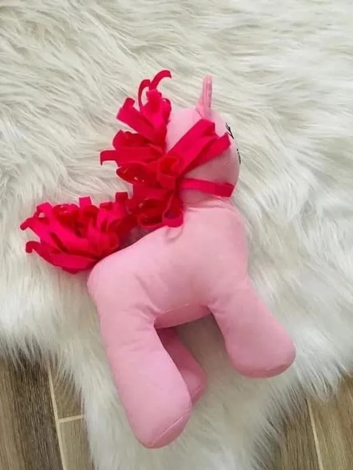 🎀 Peluche my little pony rose - photo numéro 3