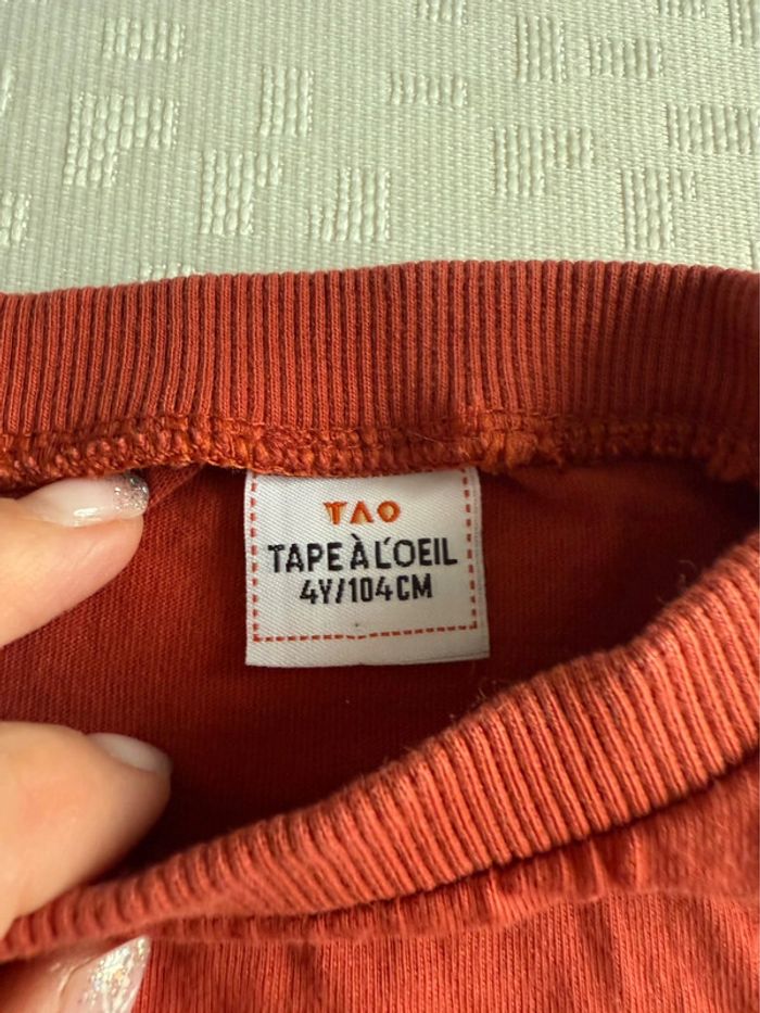T-shirt manche longue TAO 4 ans - photo numéro 3