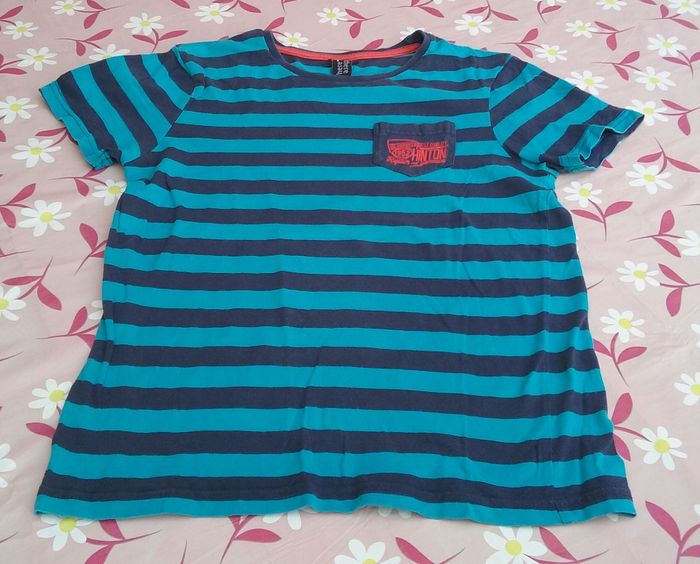 t-shirt rayé C&A garçon