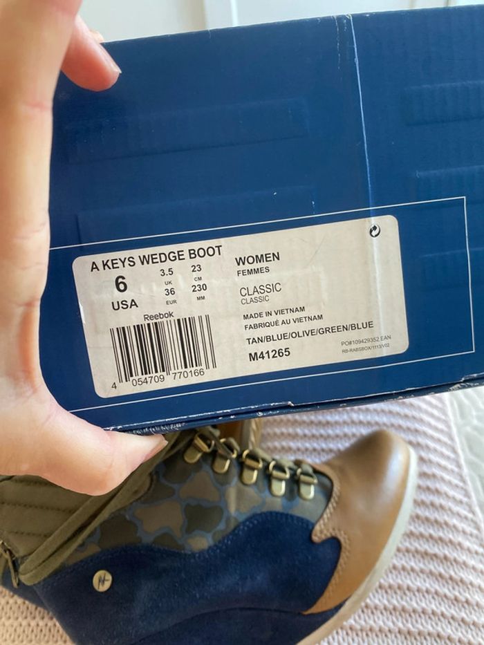 Baskets compensées reebok Alicia keys taille 36 - photo numéro 5