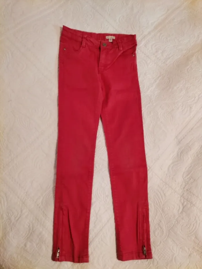 Lot de 2 pantalons - 10 ans - Okaïdi Vert Baudet - photo numéro 8