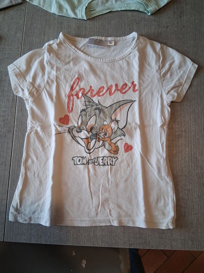 T-shirt manches courtes 6ans Tom & jerry