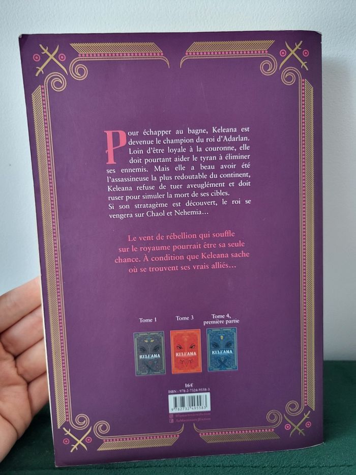 Keleana Tome 1 et 2 Saga le trône de Glace ancienne édition - photo numéro 6