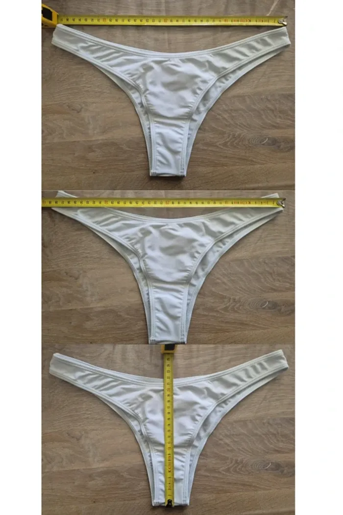 Lot de 4 maillots de bain pour femme taille S coupe échancrée - photo numéro 4