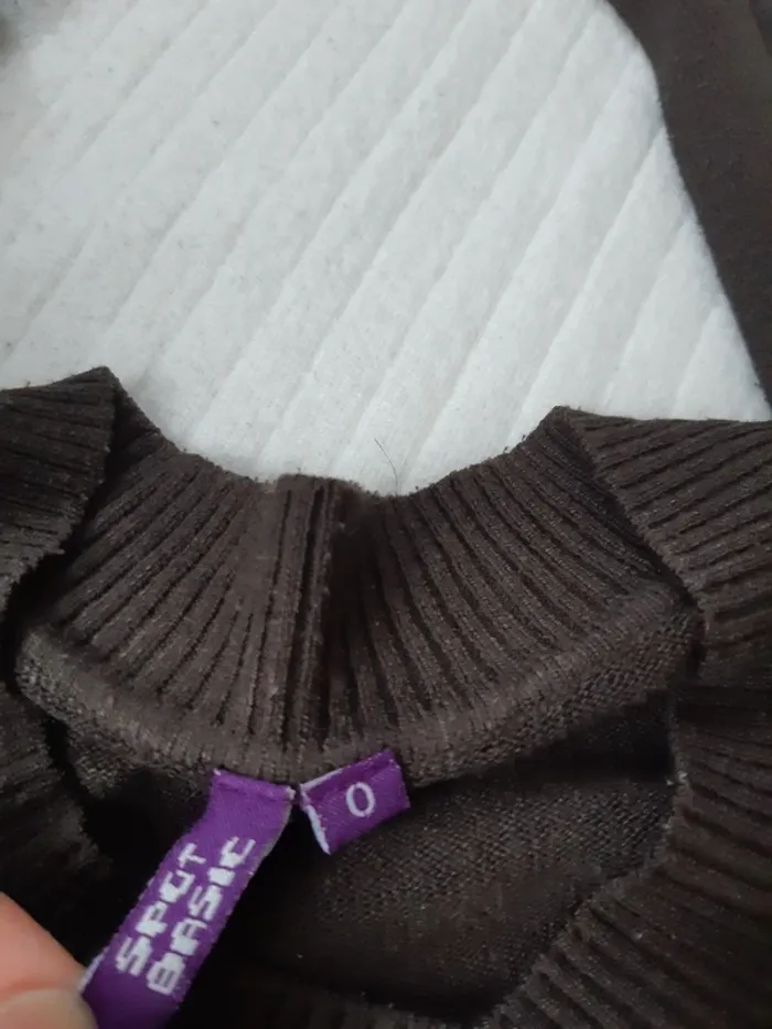 Pull marron Spot T34 - photo numéro 5