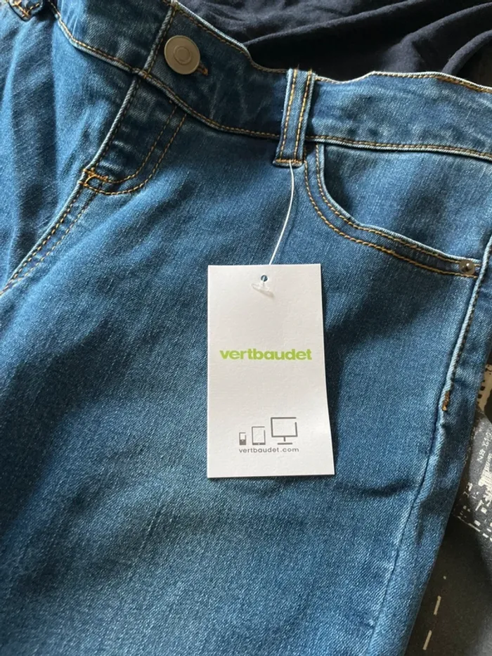 👖 Jean de grossesse Vertbaudet – Taille 36 – Neuf avec étiquette - photo numéro 2