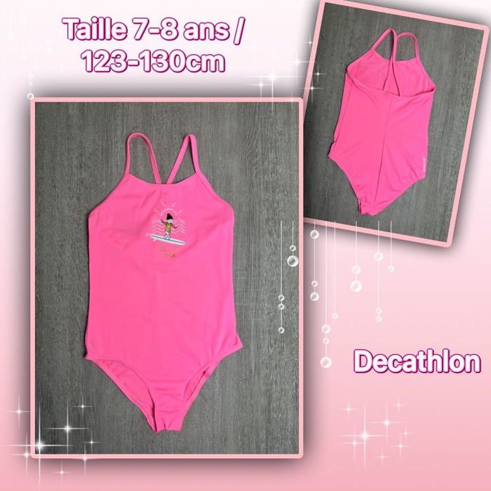 Maillot de bain 1 pièce - taille 7-8 ans 123-130cm