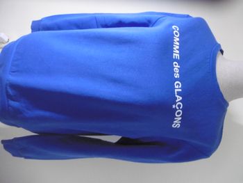 rad. sweat bleu vif électrique T S