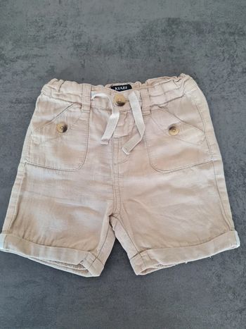 Short beige 18 mois