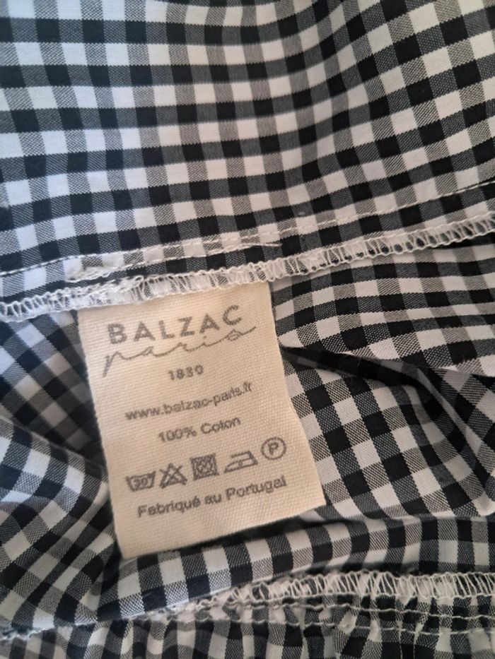 Balzac blouse vichy T.36/38 en tbe - photo numéro 11